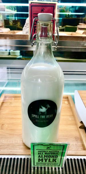 Almond mylk  at Spill the Bean  in Dubai