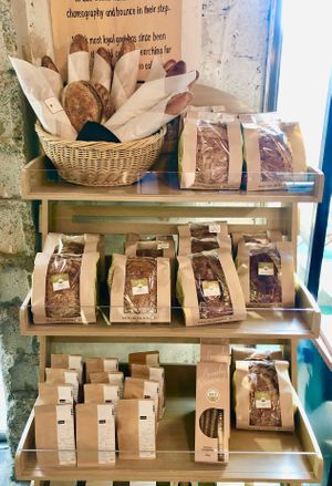 Fresh breads at Spill the Bean  in Dubai
