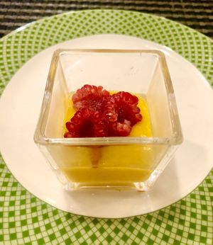 Mango pudding  at Crescendo in Dubai