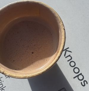 70 % vegan dark chocolate, cinnamon, coconut milk   at Knoops in Bath