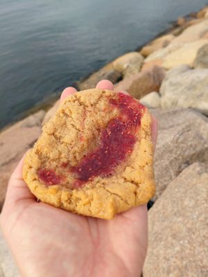 Raspberry coockie at Bakerina  in Oslo