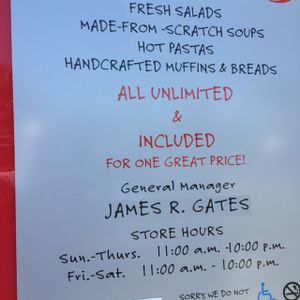 hours  at Sweet Tomatoes in Orlando