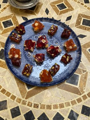 Turkish delightss  at Sadrazam Turkish Delight & Cafè in Istanbul