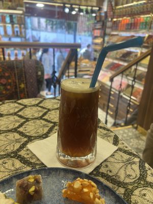 Iced coffeee  at Sadrazam Turkish Delight & Cafè in Istanbul