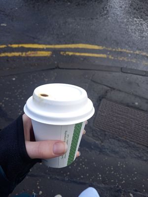 Coconut flat white at Noch Coffee Co in Dundee