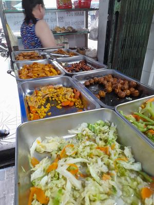 Com chay selection at NGỌC LINH in Ho Chi Minh City