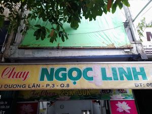 Sign outside at NGỌC LINH in Ho Chi Minh City