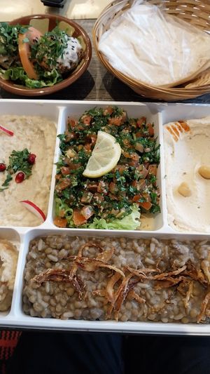 Vegan menu at La Maison du Liban (Notre Dame) in Versailles