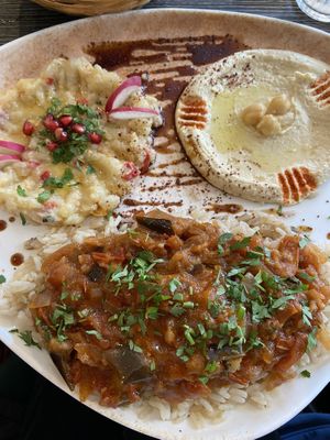Moussaka plate  at La Maison du Liban (Notre Dame) in Versailles