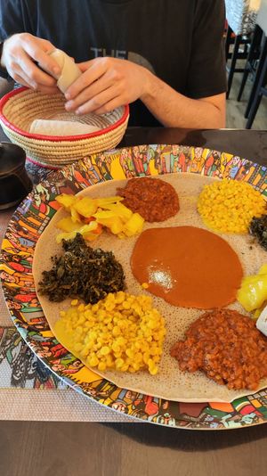  at Habesha Äthiopisches-Ethiopian and Eritrean-African Cuisine Restaurant Café & Bar in Salzburg