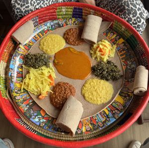   at Habesha Äthiopisches-Ethiopian and Eritrean-African Cuisine Restaurant Café & Bar in Salzburg