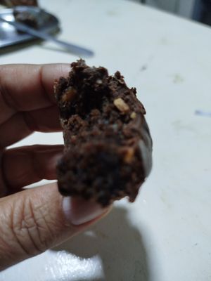 O melhor brownie que já comi e esse ainda por cima sem glúten at Sr Vegano in Olinda
