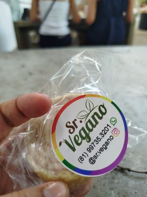Que rolo foi esse? Divino! at Sr Vegano in Olinda