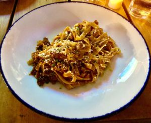 Switch bolognaise  at Village Bistro - The First Collection in Dubai