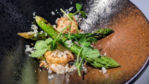 Cauliflower textures at Rhubarb Restaurant in Skipton