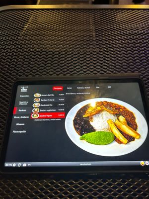 Menu  at Casa Latina in Seoul