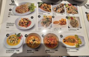 Menu 2 at Walee Vegetarian - Phetchaburi in Bangkok