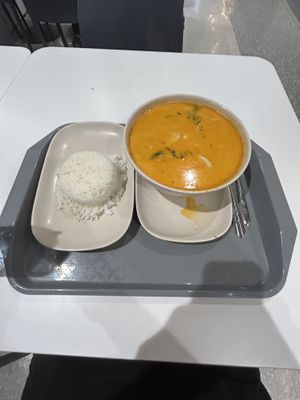 First day - choochee tofu curry was great and so much portion  at Walee Vegetarian - Phetchaburi in Bangkok