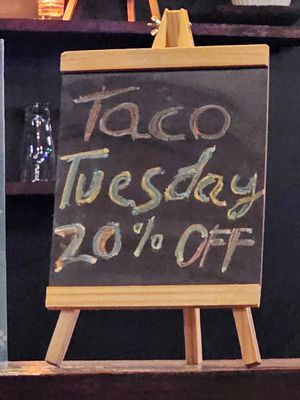 Taco Tuesday at The Burrito Project Gili Air in 