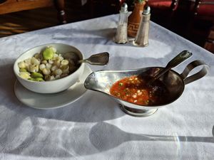 Mote at Posada Ingapirca in Canar