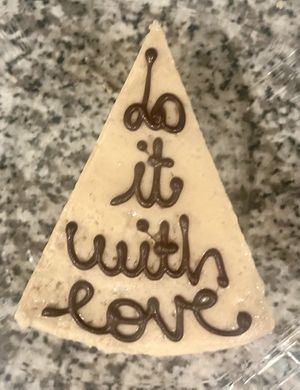 🤍 Mocha Blondie Cake v/gf   at Green Table Cafe - Fairfax in Los Angeles