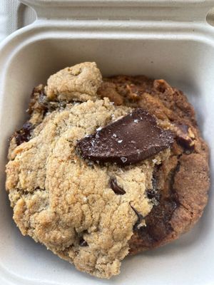 Choc chunk cookie  at Black Cat Vegan Bakery in Foley
