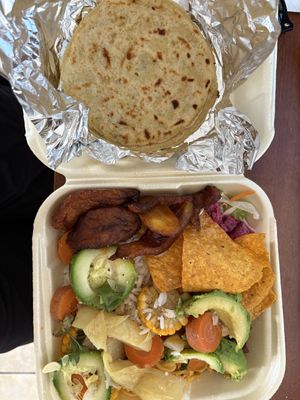 Casado vegano  at Soda San Cristobal in San Jose