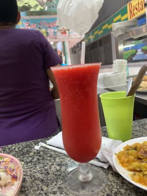 Watermelon drink  at Soda San Cristobal in San Jose