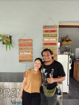 The owners at Sai Prema in Gianyar