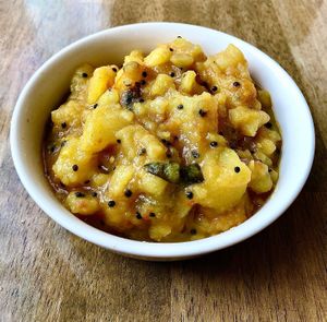 Aloo bhaji at Ostro in Dubai