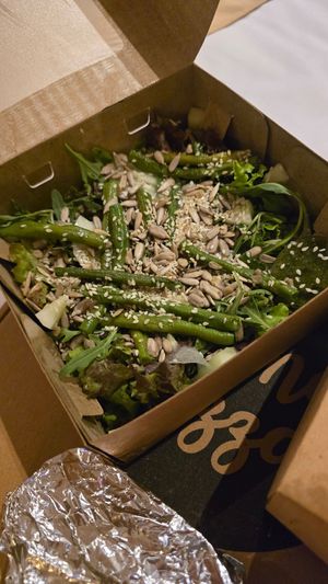 Green bean salad at Mama Pizza Kuta Lombok in Kuta