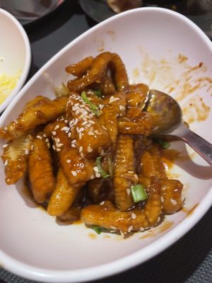 Chili baby corn. The highlight   at Himalaya Restaurant Vecrīga in Riga