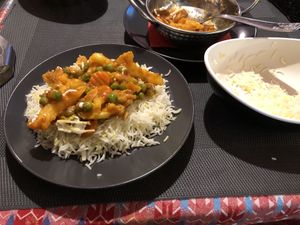 Masala curry   at Himalaya Restaurant Vecrīga in Riga