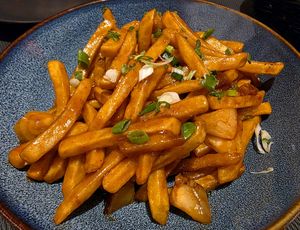 Chili Fries at Himalaya Restaurant Vecrīga in Riga