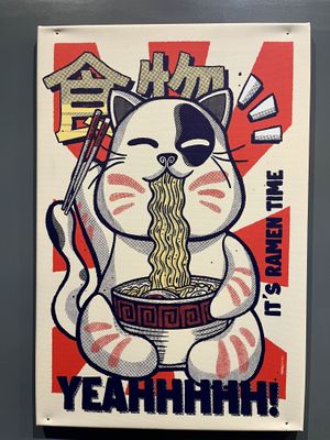 cute interior   at Hako Ramen in Hamburg