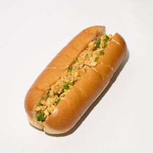 Vegan omlet bun at Petti Kade in Colombo