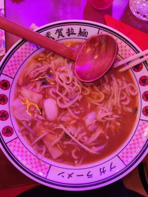 Ramen con heura at Buga Ramen in Porto