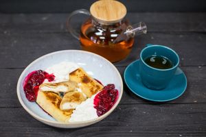  at Lucy's Crepes  in Fremont