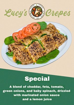  at Lucy's Crepes  in Fremont