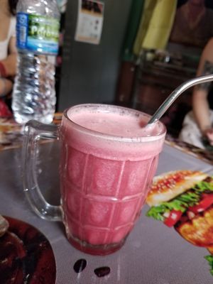 Sweet lime, pineapple, orange, papaya, guava, mixed fruits juice. Only 100 rupees and probably the best I tasted in Rishikesh at The Juice House in Rishikesh