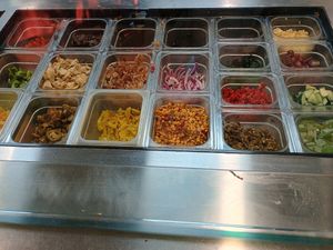 Variety of veggies at Fired Pie in Chandler