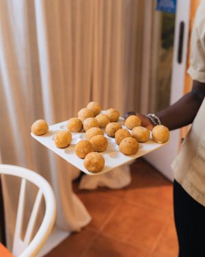 Cheese and quince paste croquette at El Petit in Tossa De Mar