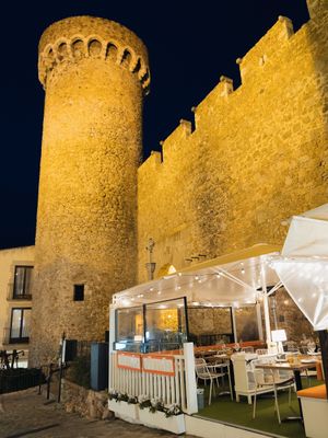 Terrace at El Petit in Tossa De Mar
