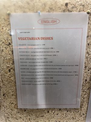 The menu, Sept. 2025.  at El Petit in Tossa De Mar