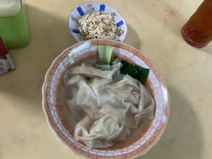 pangsit (dumplings)  at Taman Bali in Surakarta