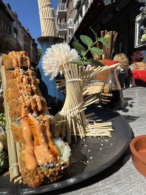 Vegan sushi   at Mi Restaurant in Aachen