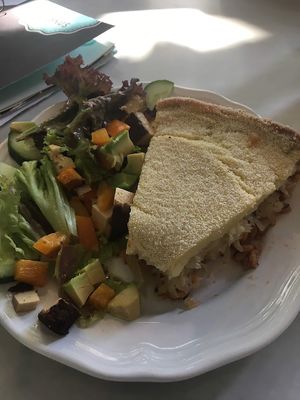 Quiche  at Cafe Hibiskus in Cologne