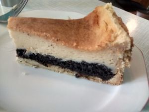 Cheese cake. Very good. at Cafe Hibiskus in Cologne