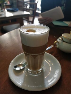 Latte at Cafe Hibiskus in Cologne