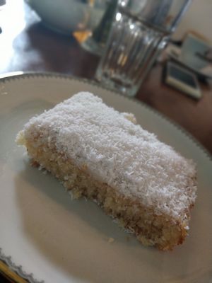 Cocos brownie at Cafe Hibiskus in Cologne